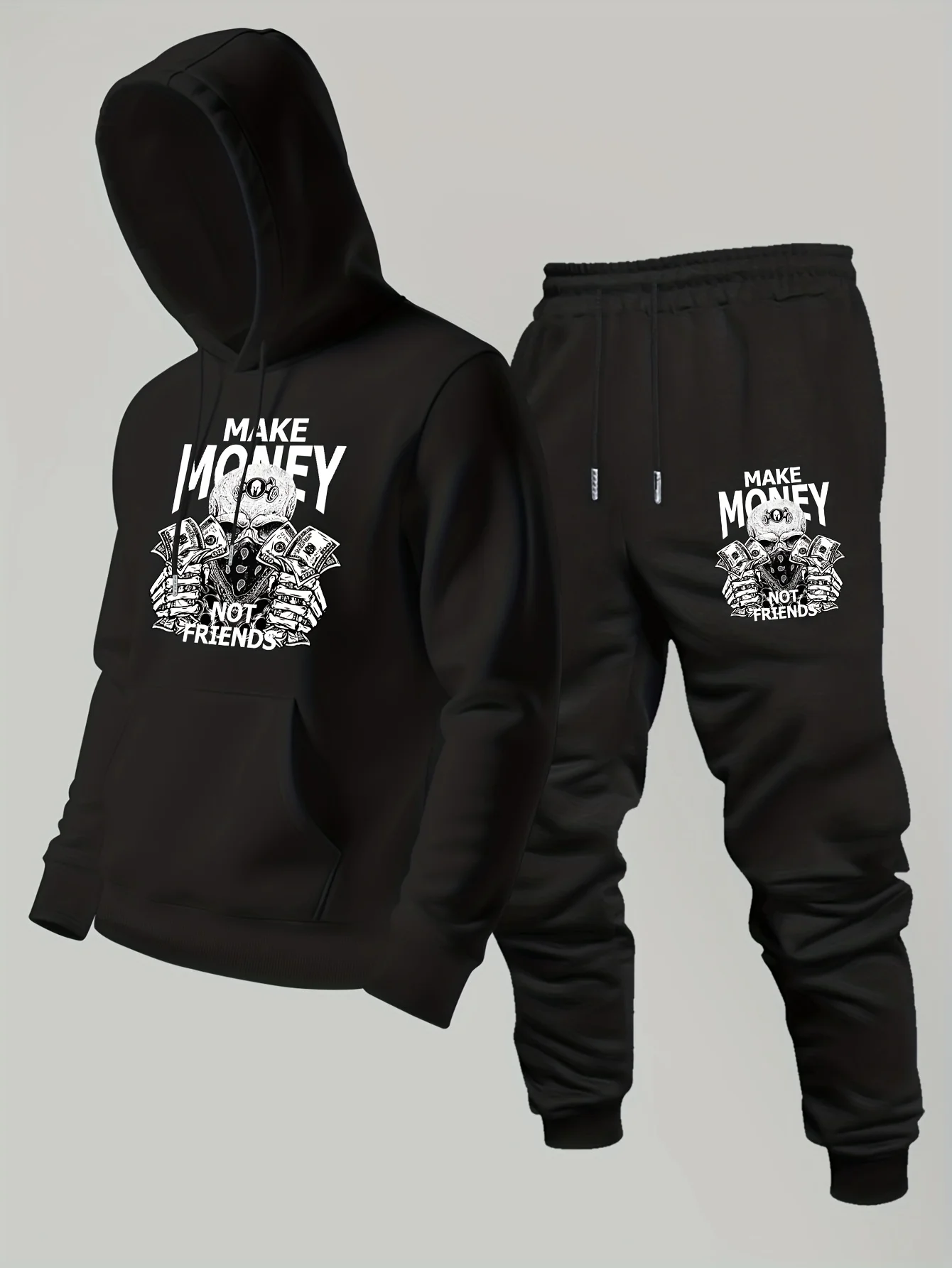 Outdoor Sport Is - 2026 Neues Herren-Set: Bedruckter Hoodie &