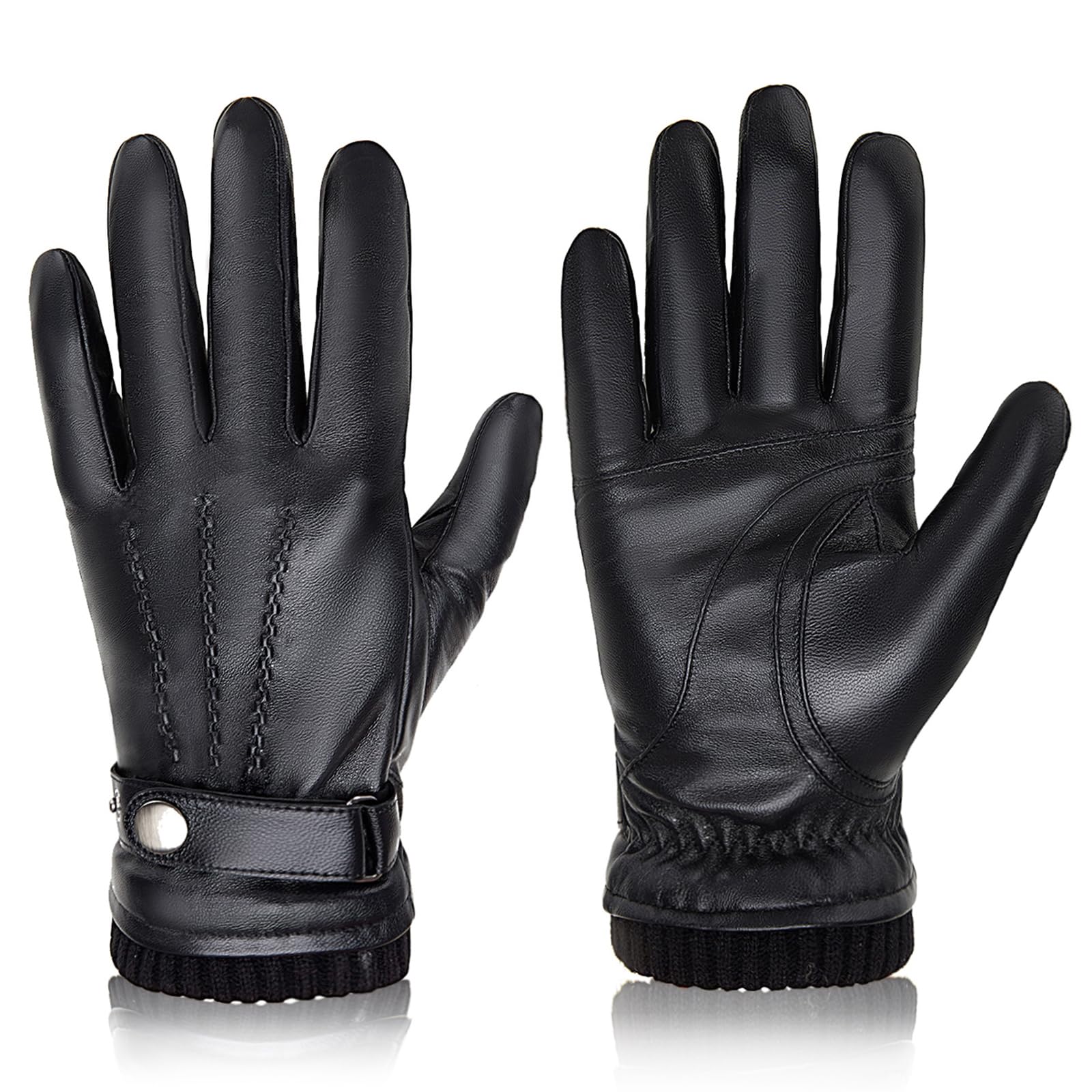 Horse Riding Glove - BISON DENIM Herren-Handschuhe aus Schaffell, modisch,