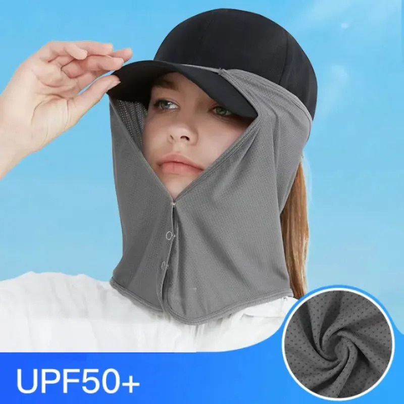 Outdoor Sport Hat - Schnell trocknende Angelkappe, Gesicht, Hals, Sonnenschutz,