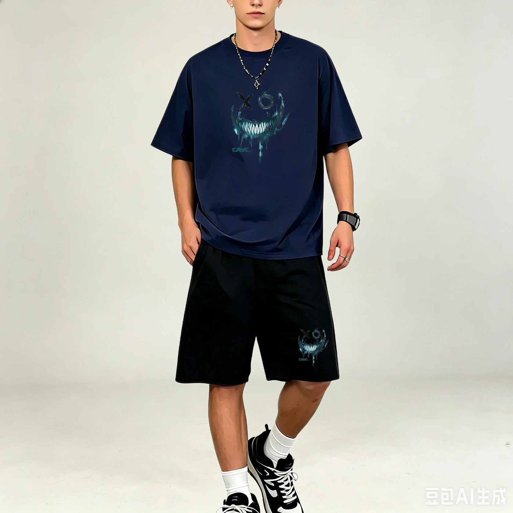 Outdoor Sports Leisure - Herren T-Shirt Sets Schnelltrocknend Atmungsaktiv Sport