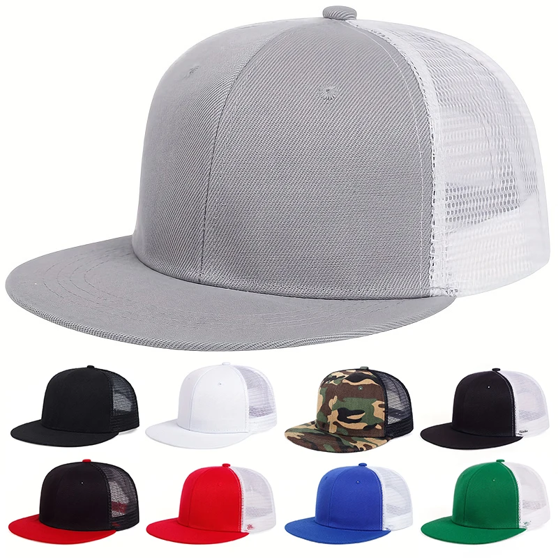 Outdoor Sports Net - Unisex Einfache Hip-Hop-Netzhüte für Frühling und