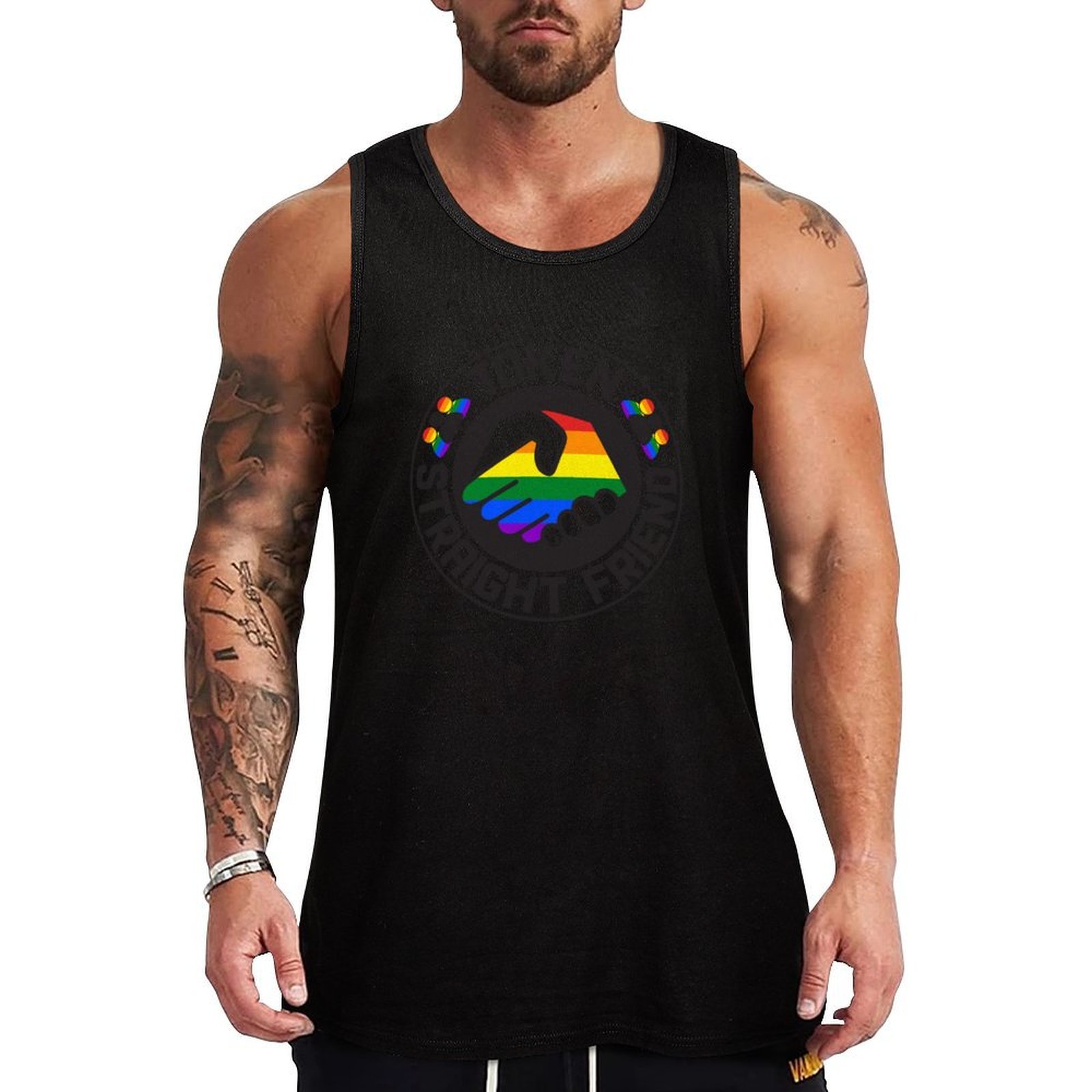 Outdoor Sportsman Group - Token Straight Friend LGBTQ Freundengruppe Tank