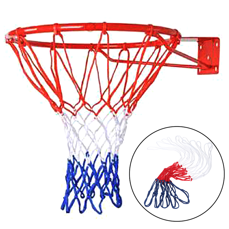 Outdoor Sports Net - Outdoor-Sport Standard-Basketballnetz Nylon-Korbgeflecht Standardring für Basketball-Backboard-Ring