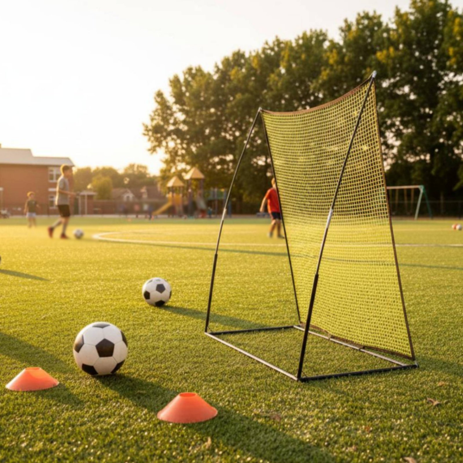 Fußball-Rückprallnetz für den  – Outdoor Sports Net Bewertung und Preis