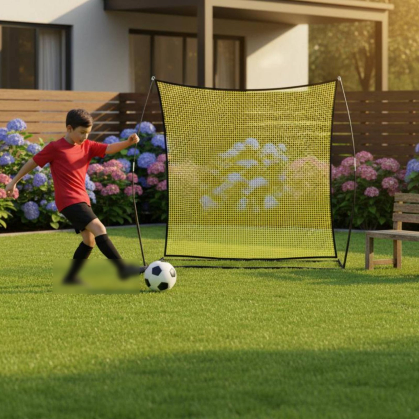Fußball-Rückprallnetz für den  – Outdoor Sports Net Bewertung und Preis