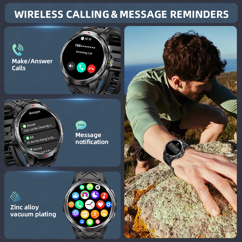 LIGE Neue Smartwatches mit 110 – Outdoor Sport News Bewertung und Preis